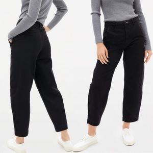 Everlane Curved Canvas Pants Black - Various Sizes - NEW